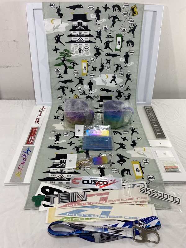 Top Secret Rare JDM Titanium Goodies Bundle-Cups/mug, key chain, emblems, more!