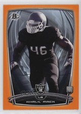 2014 Bowman Rookies Orange 240/299 Khalil Mack #54 0eq