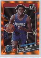 2023-24 Panini Donruss Rated Rookie Holo Yellow Laser 11/25 Kobe Brown #239 1n6w