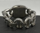 Vntg Fossil ES-1937 Silver Barrel Crystal Women's Watch — photo 3
