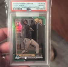 2024 Topps Trading Card Leo De Vries #NTCD-B8 San Diego Padres Rookie