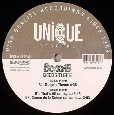 Boca 45 - Diego's Theme (VINYL)