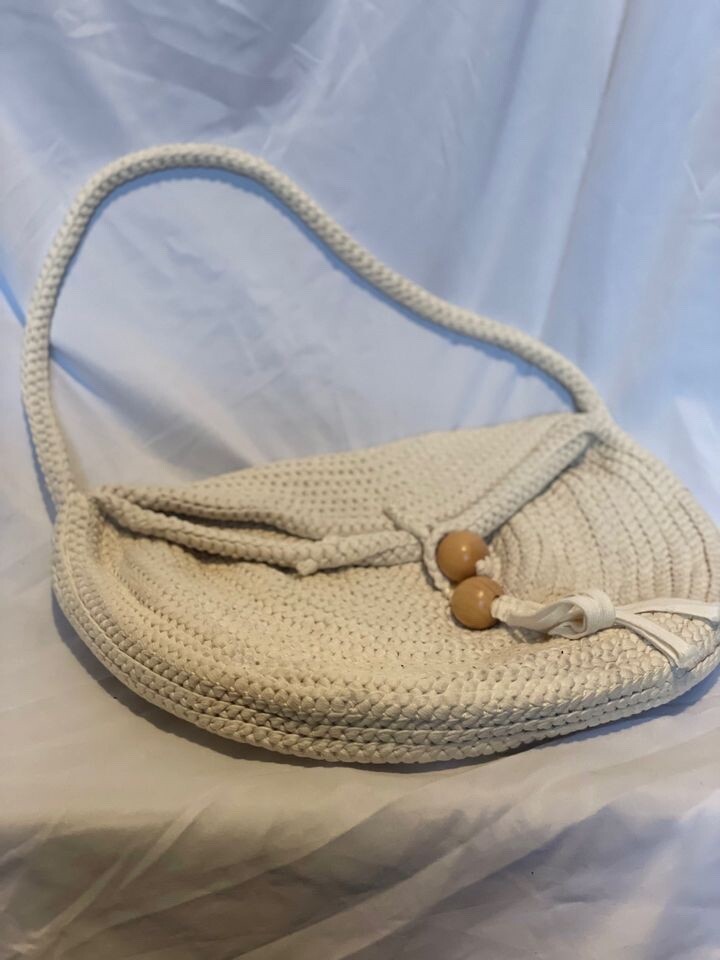 Made on EarthDavid Scotti Braided Rattan Shoulder Bag
