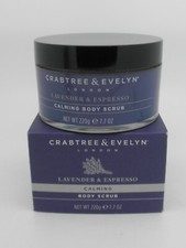 CRABTREE  EVELYN Lavender  Espresso Calming Calming Body Scrub 7.7 oz