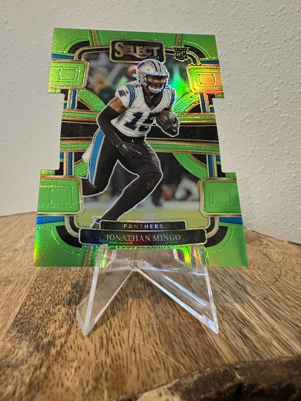 2023-24 Panini Select Jonathan Mingo Rookie #16 Green Prizm Die-Cut 450/599
