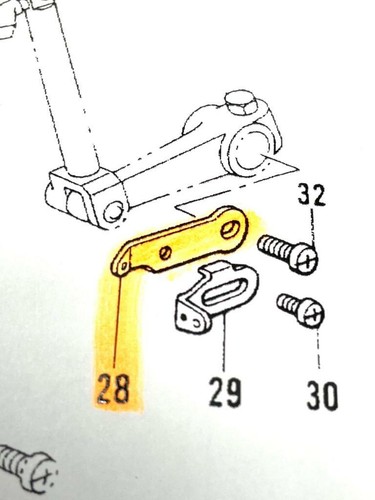 BROTHER V51 O/LOCK O/LOOPER THREAD TAKEUP S21133R INDUSTRIAL SEWING MACHINE PART - Picture 3 of 5