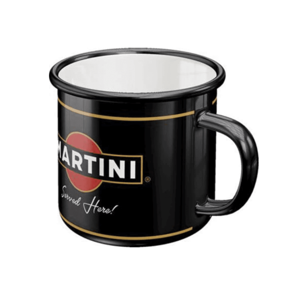 Nostalgic Art Enamel Tin Mug Martini Served Here!