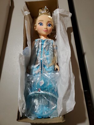 2014 DISNEY FROZEN 18'' ELSA DOLL IN GOWN, TIARA, EARRINGS NEW  Jakks Pacific