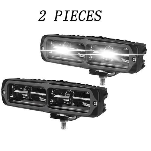 2X 6inch LED Work Light Bar Spot Pods Fog Lamp Offroad Driving Truck SUV ATV 4WD - Bild 4 von 17