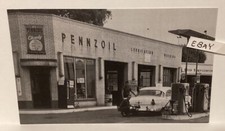 EARLY NATRONA HEIGHTS PA. ROCK?S PENNZOIL GAS SERVICE STATION NEW POSTCARD