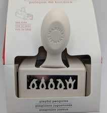 Martha Stewart 42-40071 PLAYFUL PENGUINS EDGE PUNCH Scrapbooking Paper Punch NEW