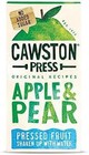 Cawston Press Apple & Pear Fruit Juice 18 x 200ml Cartons Vegan No added Sugar