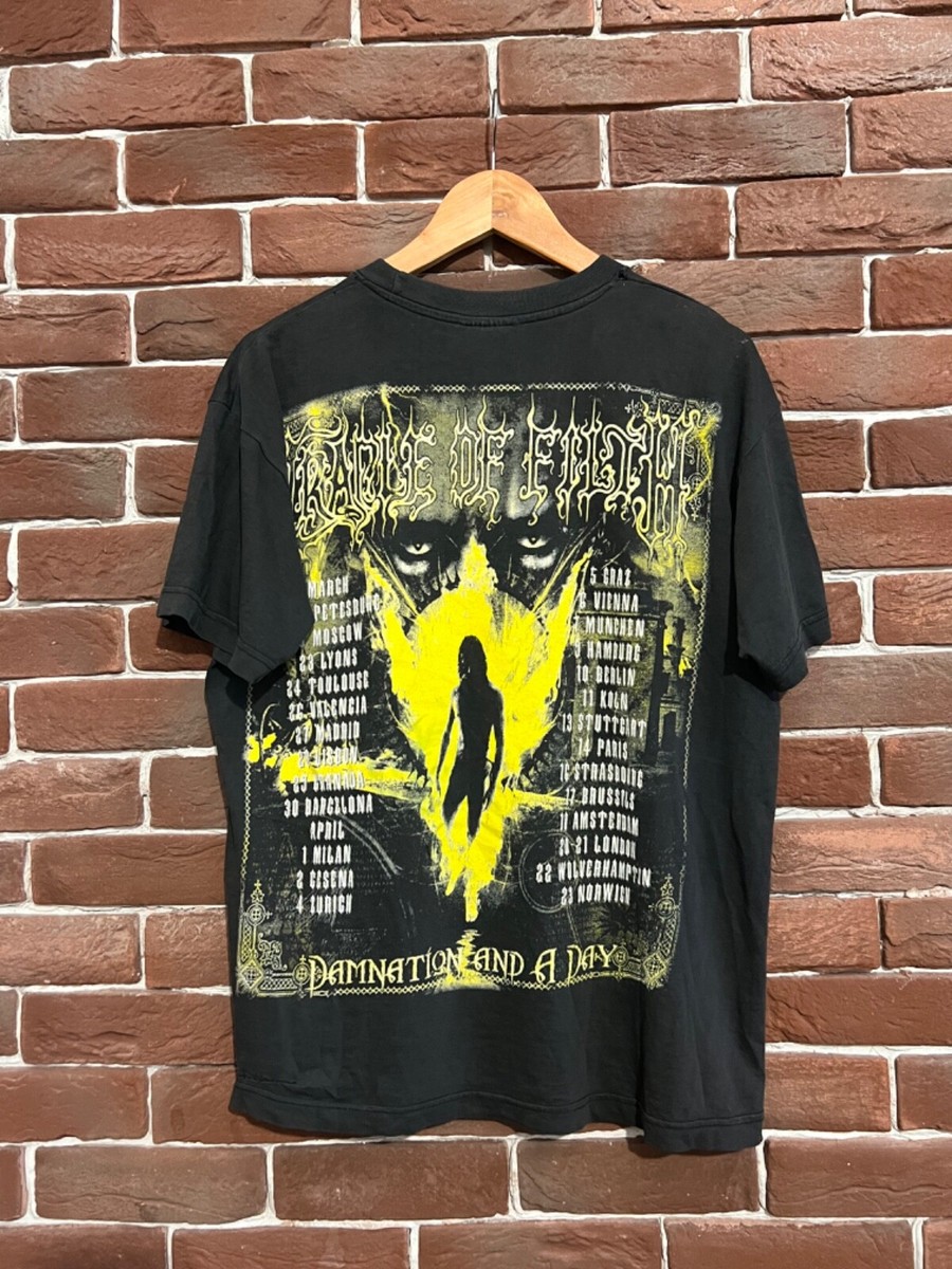 00s VINTAGE CRADLE OF FILTH DAMNATION AND A DAY BAND T-shirt L