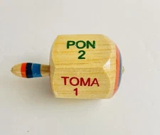 Wood Toma Todo Tomatodo Pirinola De Madera