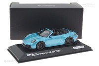 Porsche 911 (992.2) Carrera 4 Gts Cabriolet Ipanemablau Minichamps 1:43