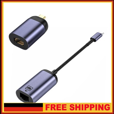 100 Mbit/s Typ-C-zu-RJ45-Netzwerkkartenanschluss USB-Ethernet-Netzwerkadapterkab