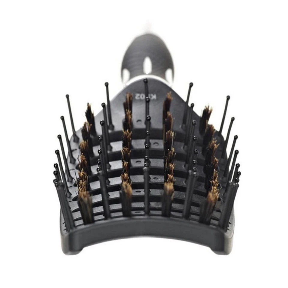 Entwirrende Langhaarbürste mit Wildschweinborsten & Nylonstiften Kent KS02 - Bild 3 von 3