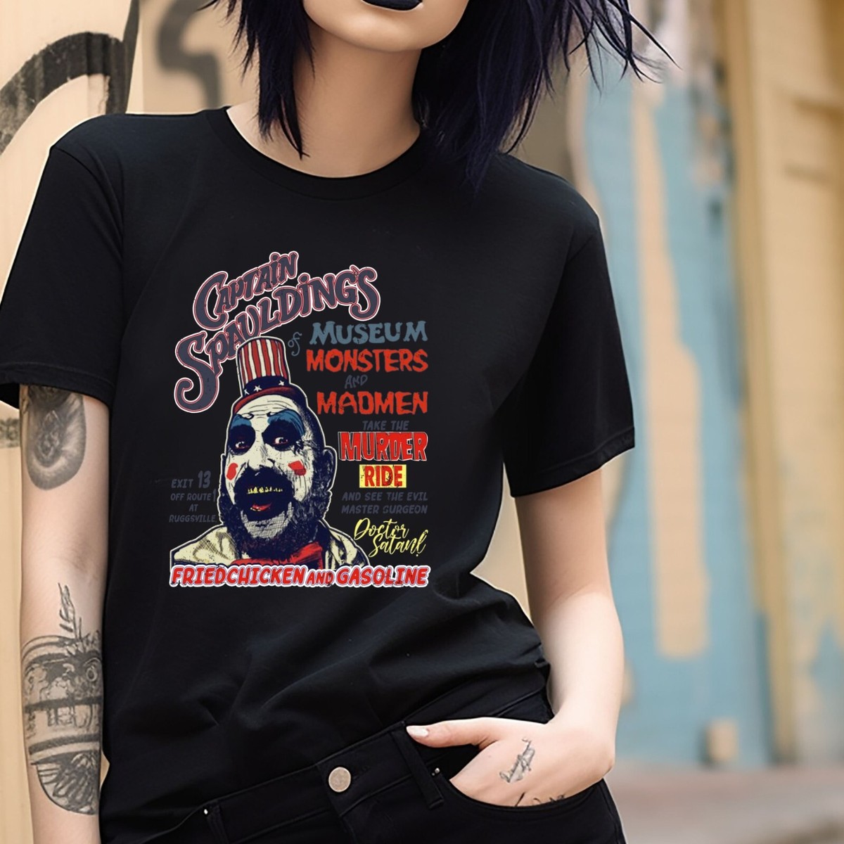 Captain Spaulding Museum Monsters and Madmen T-Shirt S-3XL House 