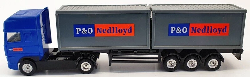 Corgi 1/64 Scale TY87004 - DAF 95 Skeletal Trailer  P&O Nedlloyd - Image 2 of 4