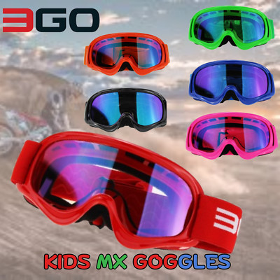 Motorrad Kinder Rennbrille Motocross Dirt Bike Offroad Brille MX MTB ATV