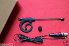 Black ear Headworn Headset Microphones for Shure Radio Mic System mini 4Pin XLR