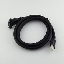 1m 3Ft HDMI A Male to Female Panel Mount HD Extension Gold Plated Adapter Cable