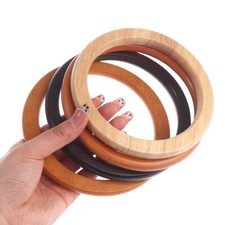 Wooden Bag Handle For Handcrafted Handbag Totes Diy Bag Accessories Parts ZS