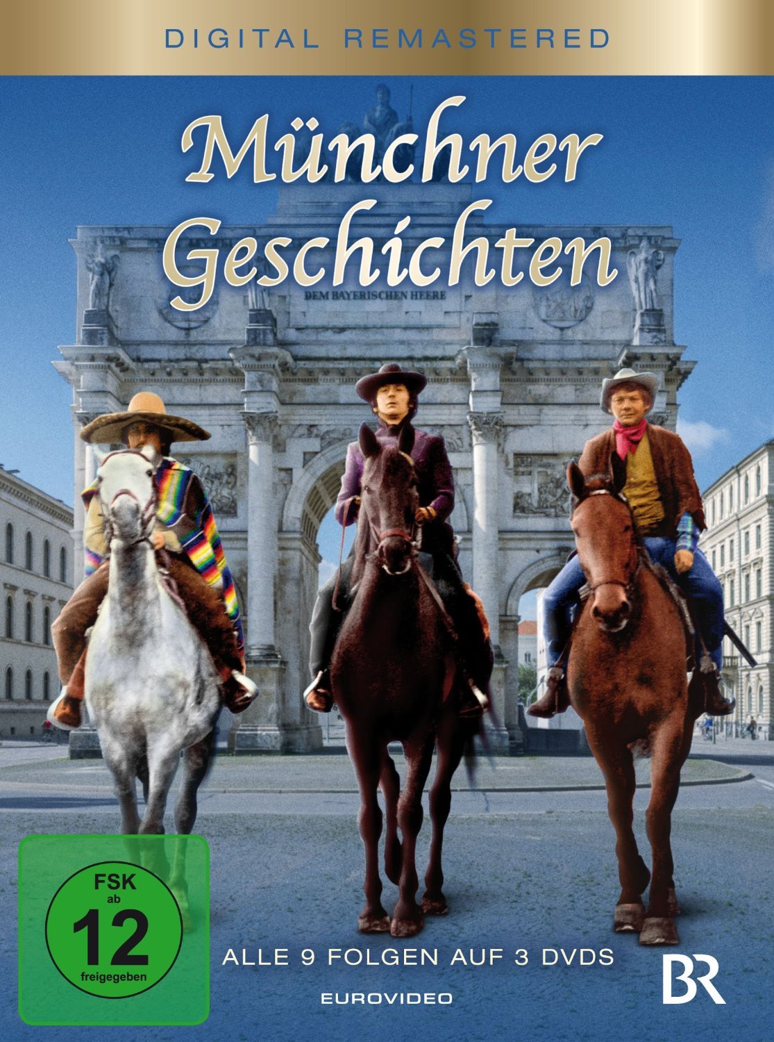 3 DVDs * MÜNCHNER GESCHICHTEN - ALLE 9 FOLGEN ~ Digital Remastered # NEU OVP %
