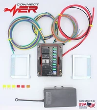 Universal Waterproof Fuse Relay Box Panel Cooper Bussmann ATV UTV RV Boat 4X4