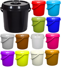 Baby Nappy Bin Lid Basket Bucket Laundry Washing Cloth Container Storage 14Litre