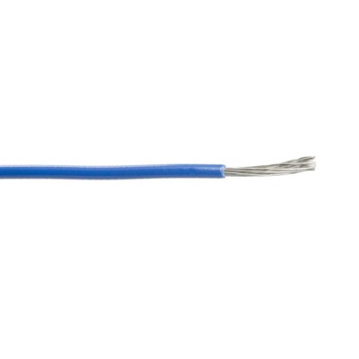 1000' M16878/17-BJE-6 16 AWG 19 Strand Type B/N Lead Wire 105°C Blue 600V