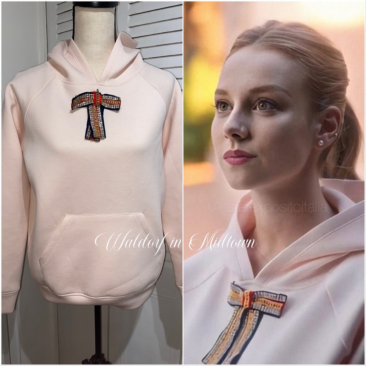 ASO CARLA “Elite” Bow Maje Sweatshirt | eBay