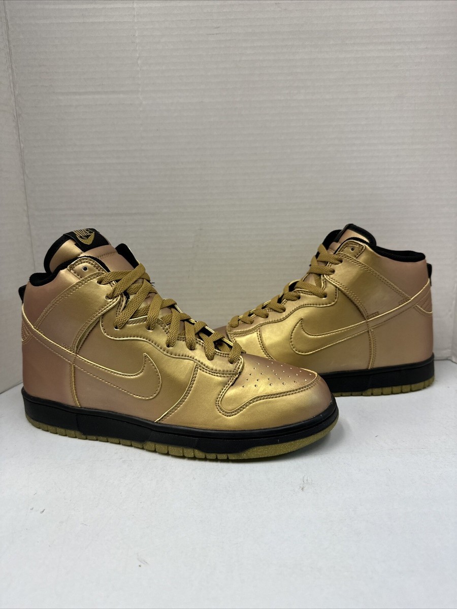 Nike Dunk High Olympic Gold 2004 Size 9 Brand New 308348-771 Nike Dunk High Olympic Gold 2004 Size 9 Brand New 308348-771