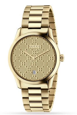Gucci YA126461 G-timeless 38mm Unisex Wristwatch 731903460126 UK