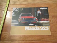 Mazda 323 Car auto Dealer showroom Sales Brochure