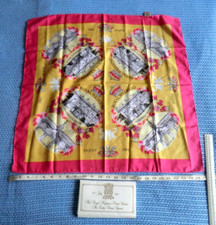 1981 Royal Wedding Lowe & Carr Liberty Work Scarf Princess Diana & Prince Charle