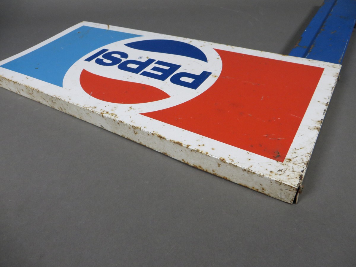 PEPSI ヴィンテージ　看板 Vintage Pepsi Cola Soda Pop Metal Advertising Store Display