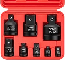 8pcs 38 To 14 12 Inch Drive Ratchet Socket Adapter Reducer Air Impact Sets