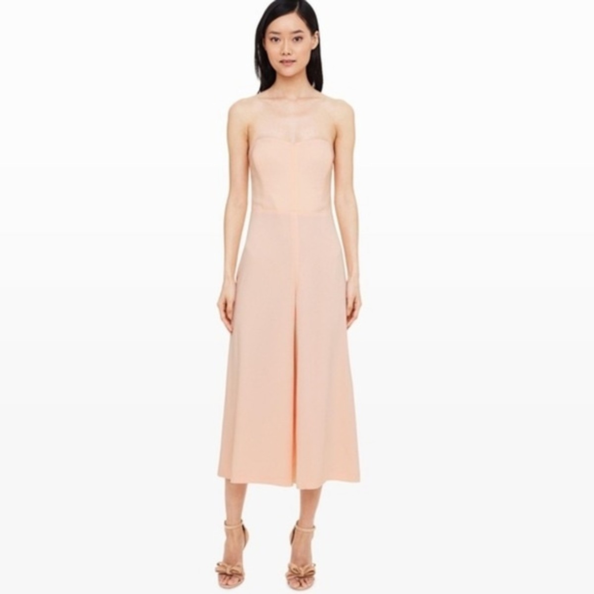 Club Monaco Strapless Light Pink Jumpsuit