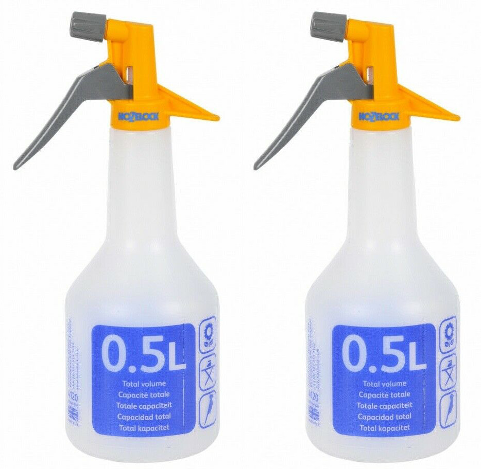 2x Hozelock Adjustable House Indoor Plant Spraymist Trigger Sprayer Nozzle 500ml
