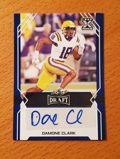 2022 Leaf Draft Autographs Blue Damone Clark LSU Cowboys Rookie