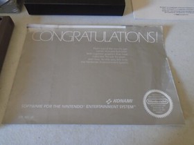 Rush 'n Attack 5-Screw, Hang-Tab, Konami ☆☆ Autentico CIB Completo Nintendo NES