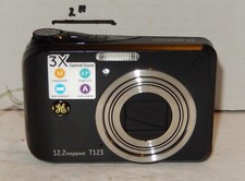 GE General Electric T123 12.2MP Digital Camera - Black Tested Works
