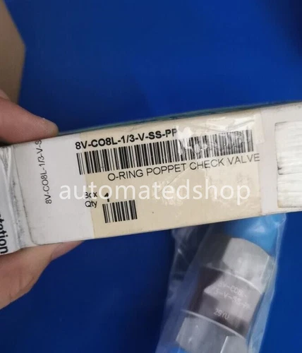 Parker check valve 8V-C08L-1/3-V-SS-PP brand new