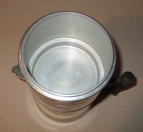Vintage Drip-O-Lator 2-6 Cup Camping Coffee Pot Enterprise Aluminum Wood Handle - Picture 10 of 16
