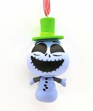 Nightmare Before Christmas Blue Snowman Custom Christmas Ornament