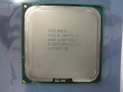 Intel Processor Pentium Core 2 Duo 2.13GHz E6400 2M/1066 06 SL9T9 LGA775 Clean *