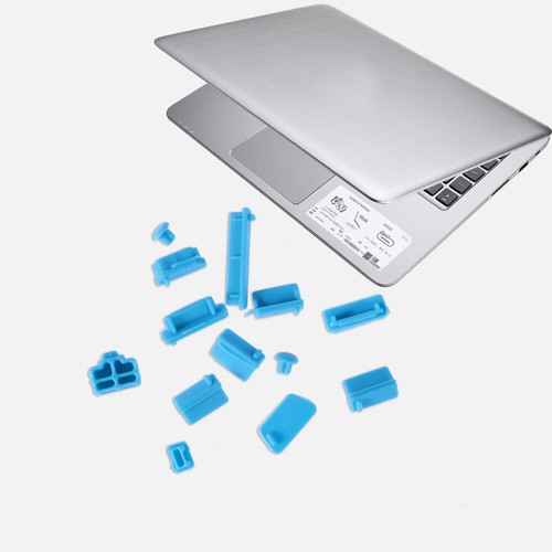 13 PCS Universal Laptop Silizium Stecker Silikon USB Port Abdeckung - 第 12/12 張圖片