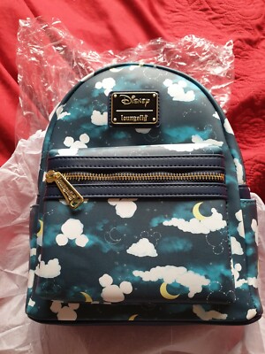Loungefly Mickey Clouds Mini Rucksack LE600 Neu mit Etikett fantastische Wolkenplatzierung!!