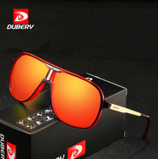 DUBERY Men Sport Polarized Sunglasses Square Outdoor Driving Fishing Glasses New
